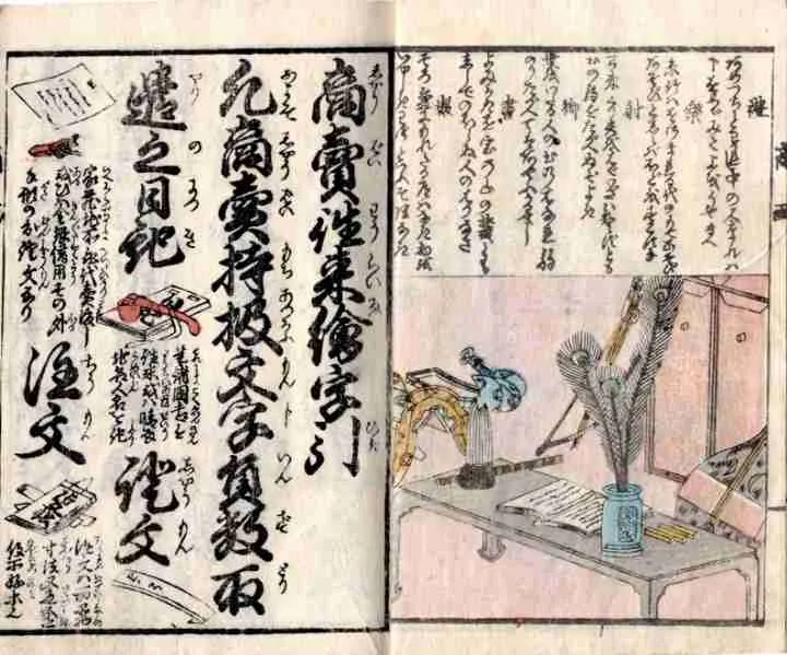 中之島図書館所蔵『商売往来絵字引』