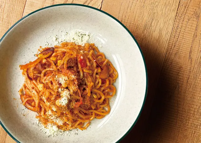 WIRED CAFEのWIREDナポリタン