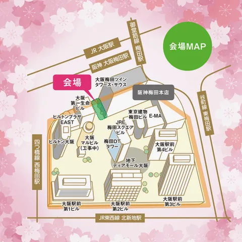 大阪ダイヤモンド地区マップ