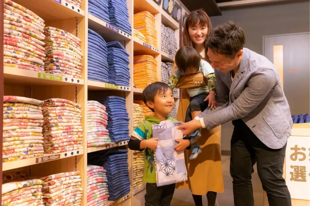 箕面温泉スパーガーデン　浴衣レンタル