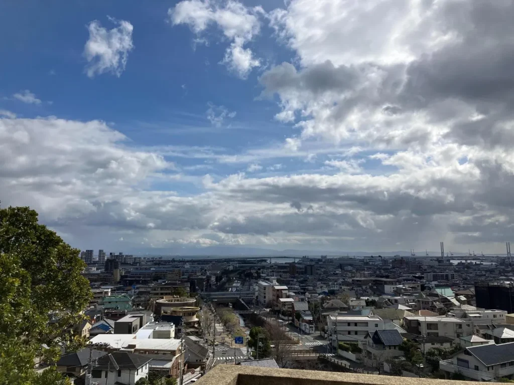 ヨドコウ迎賓館 バルコニー眺望