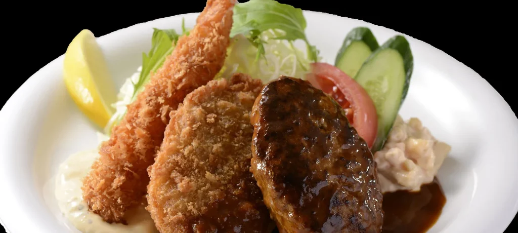 ぶどう亭のミックス定食