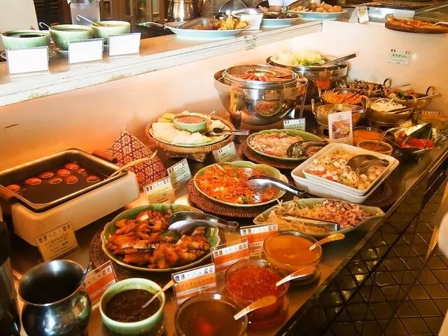 チェディルアンハービスENTのビュッフェ