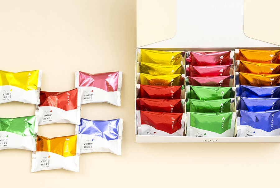 6種類すべてのフレーバーが楽しめるcomemari