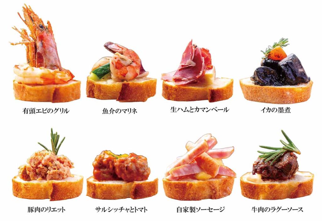 ミートデリニクラウス_リニューアル。タパスは各280円