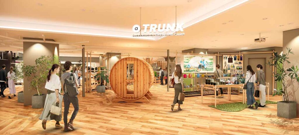 @TRUNKの売り場イメージ