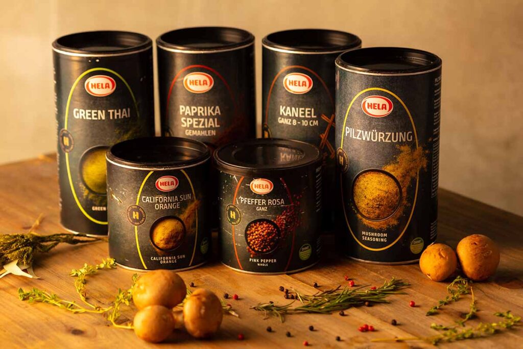 ミートデリニクラウス_リニューアル。スパイスはドイツ老舗のスパイスHelaを使用