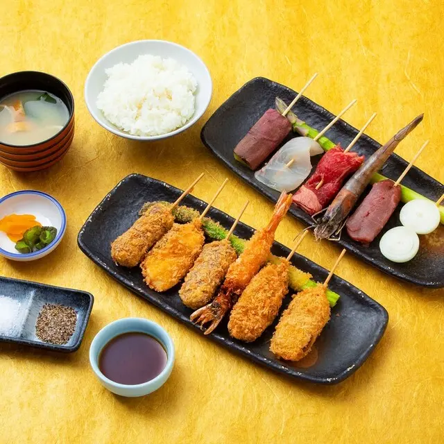 和食たちばなの串カツ定食