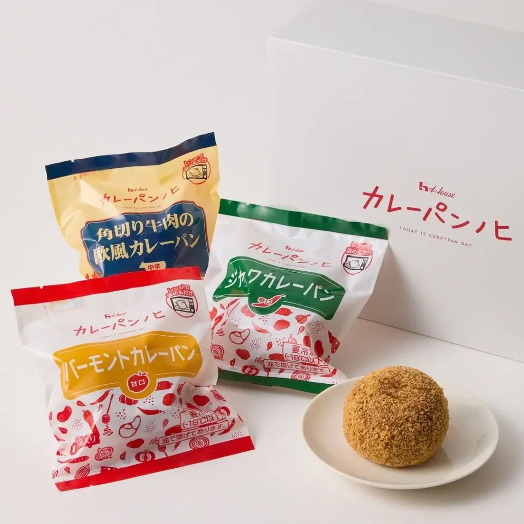 ハウスカレーパンノヒパッケージ