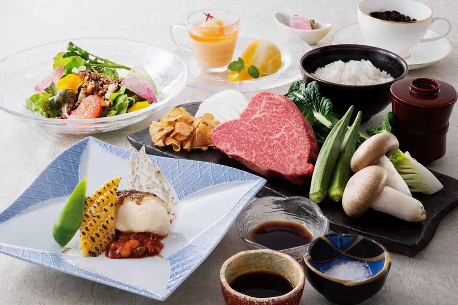 宝塚ホテル 風雅の鉄板焼きメニュー