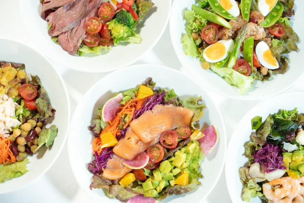 Orchidtimeのサラダ2種