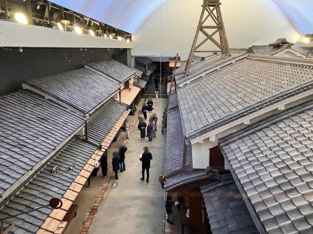 大阪くらしの今昔館 10階から見る「大坂町三丁目」