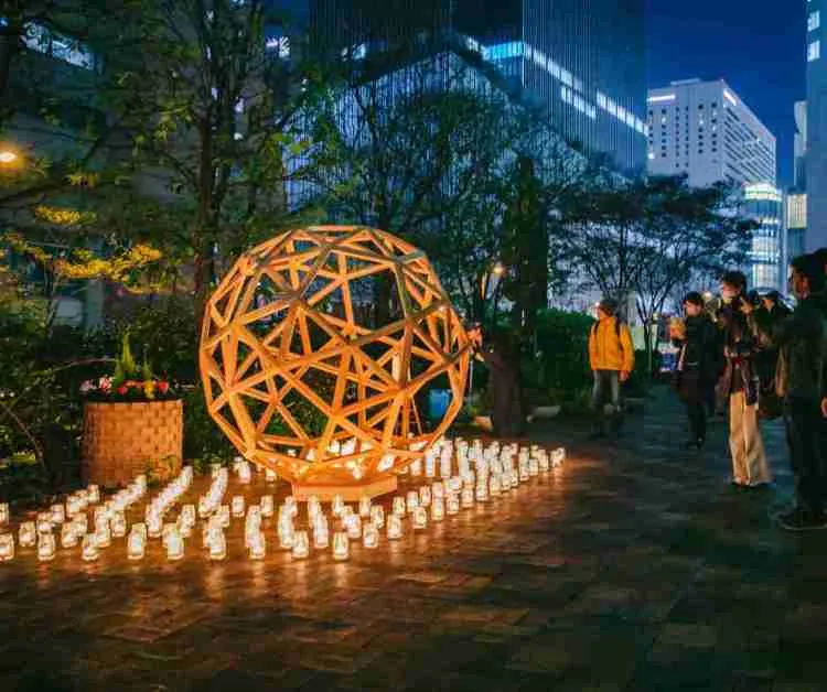 キャンドル回廊の様子