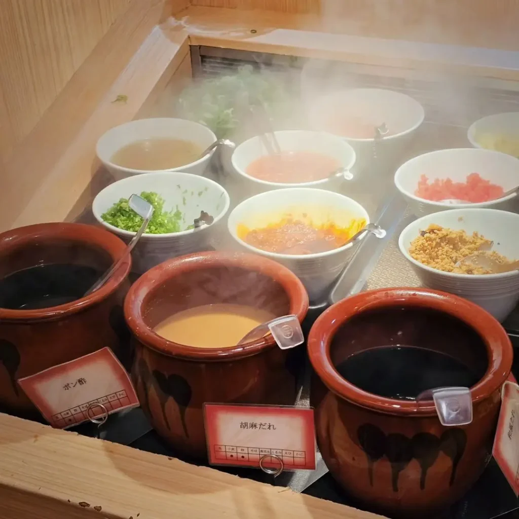 しゃぶ菜阪急三番街薬味&タレバー