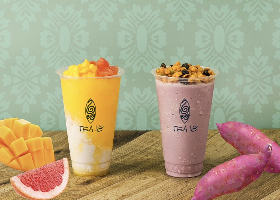 tea18大阪のスイーツ系ドリンク