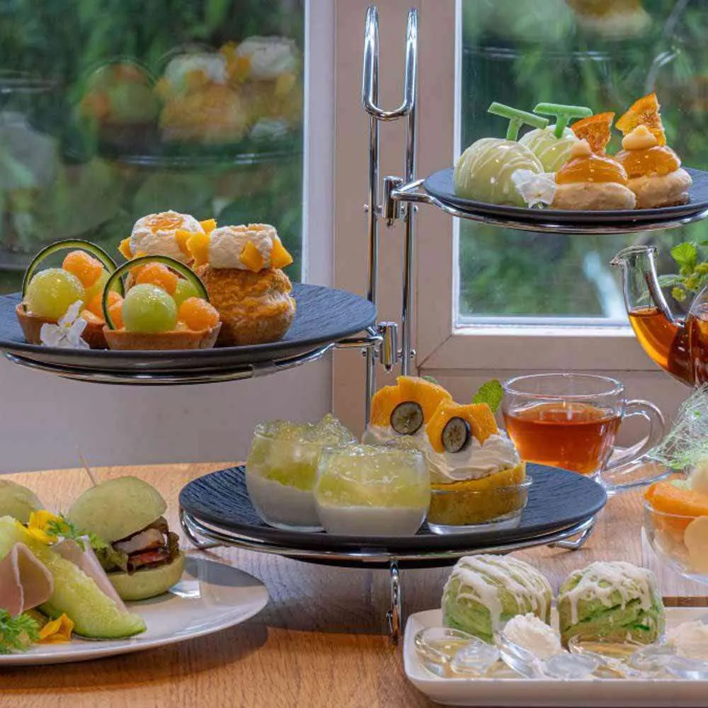 夏アフタヌーンティー兵庫2024 六甲山サイレンスリゾート カフェテリア