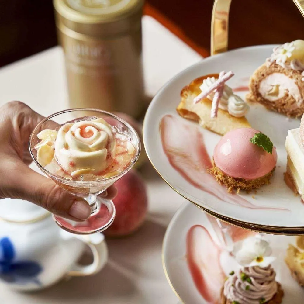 夏アフタヌーンティー京都2024 【蹴上】ウェスティン都ホテル京都もも