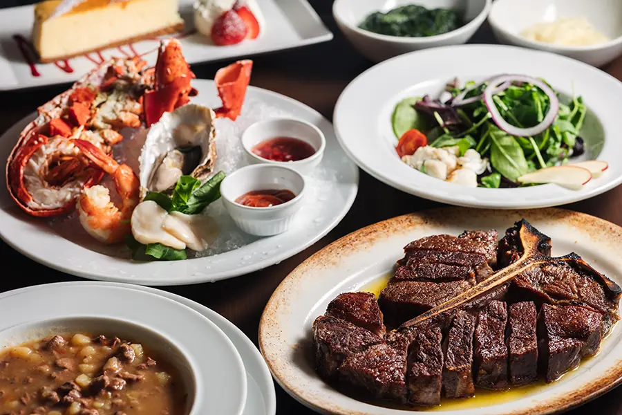 お肉も海鮮もいただけるベンジャミンステーキKITTE大阪店