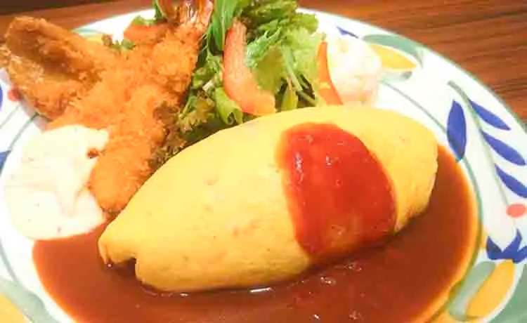 北極星のミニオムライスプレート