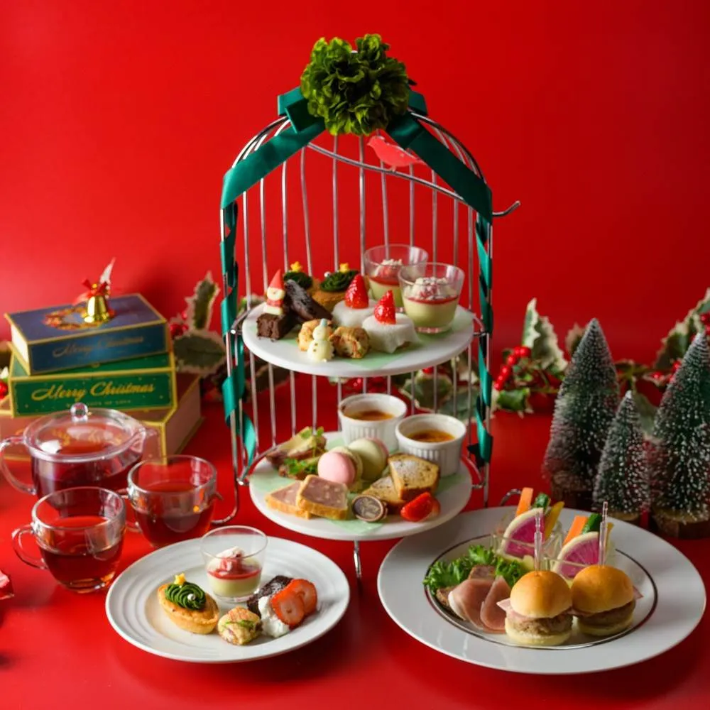 クリスマスアフタヌーンティー2024ハニトーカフェ天王寺店/ホテルバリタワー大阪天王寺