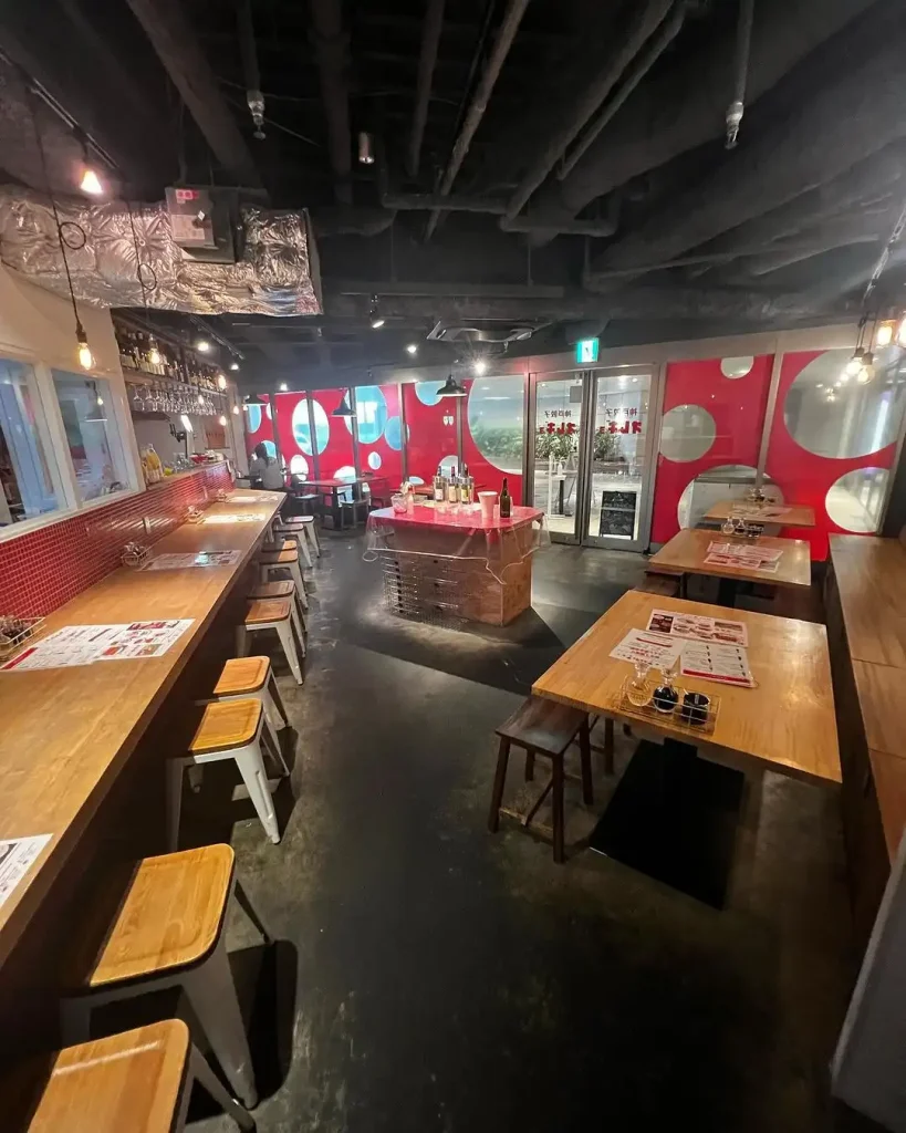 オレギョ ハービスプラザエント店 内観