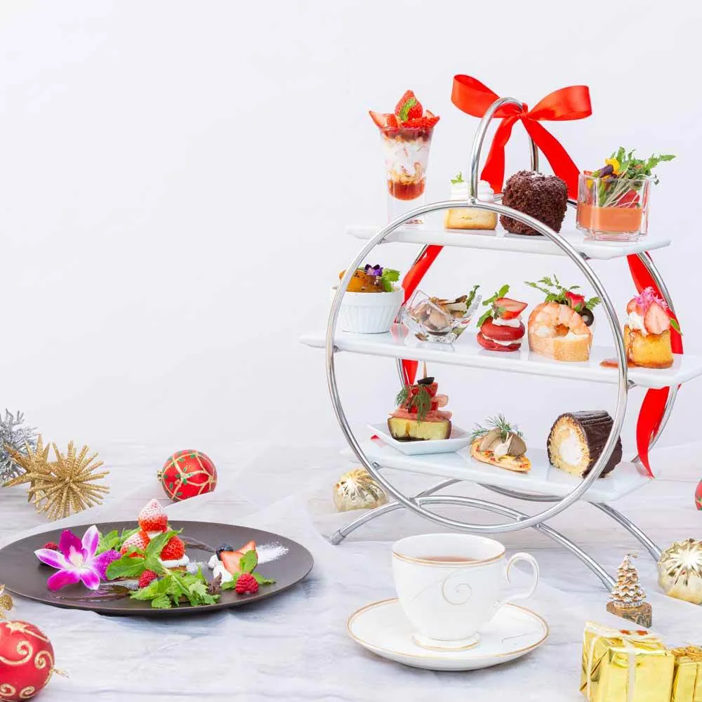 クリスマスアフタヌーンティー2024レストランロレーヌ/ホテル京阪 京橋 グランデ