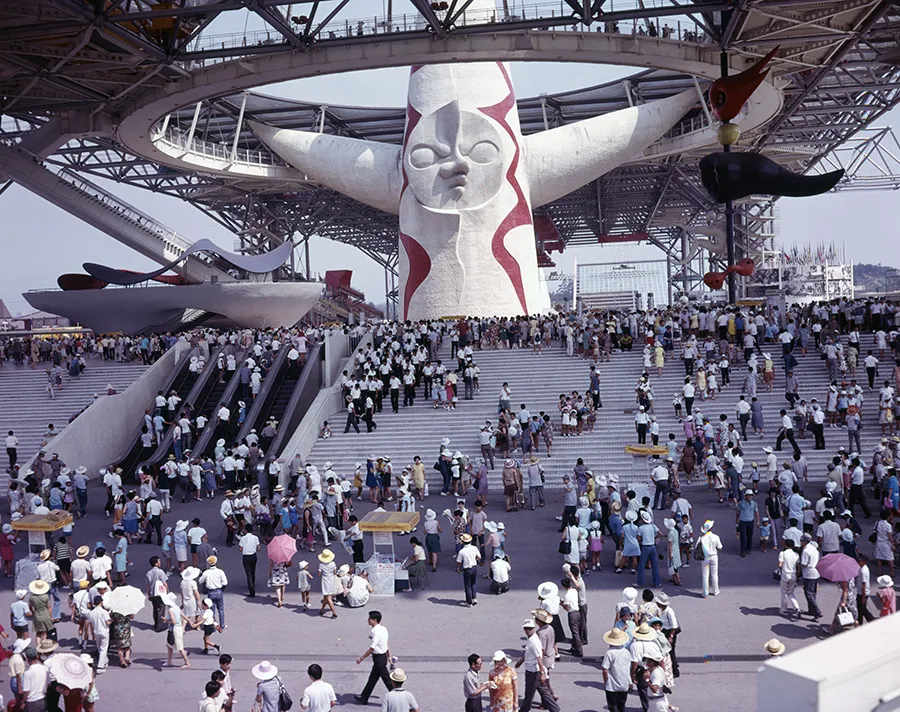 1970年万国博覧会当時の太陽の塔