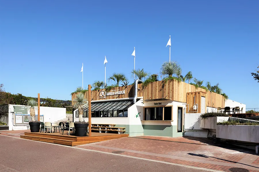 ピザカフェノースガーデンの外観