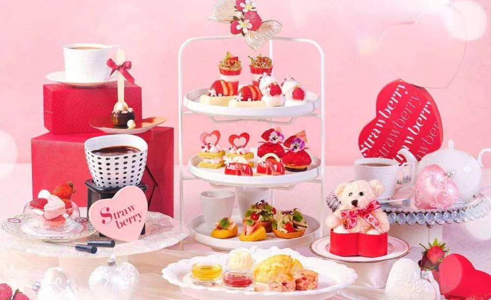 大阪 アートグレイス ウエディングコーストのいちごアフタヌーンティー