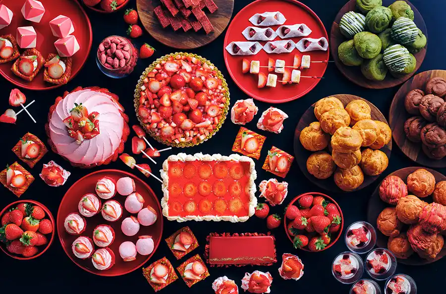 コンラッド大阪のいちごビュッフェ