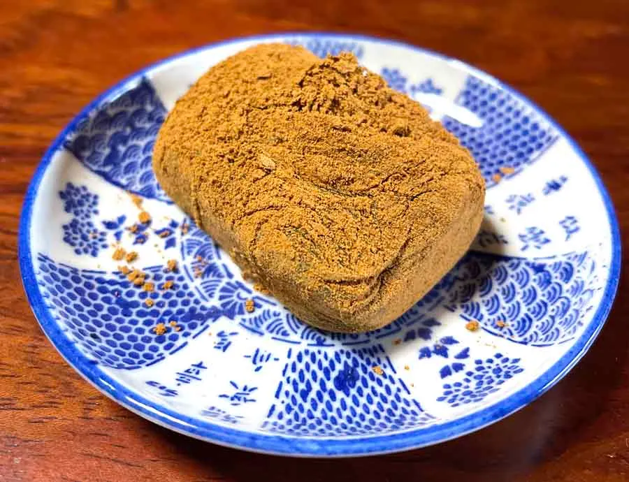 月餅屋直正のわらび餅