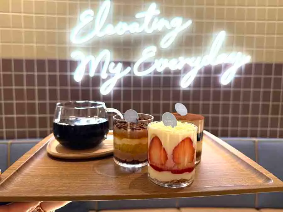 ゴディバカフェディアモール大阪のミニパフェ