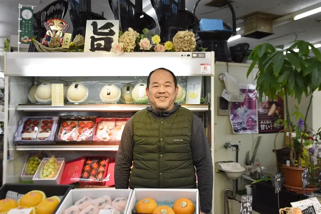 竹見台マーケットの引間会長