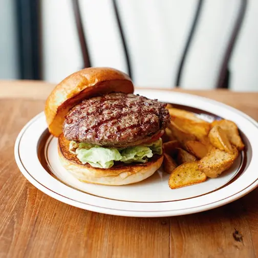 CRITTERS BURGERのダブルバーガー