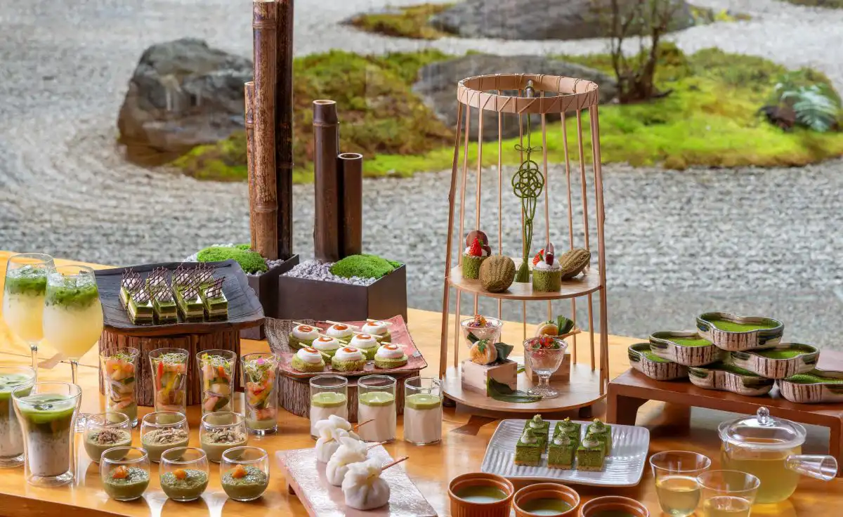 抹茶・日本茶ラバーも満足。ハイアット リージェンシー 京都「抹茶アフタヌーンティー」はティースタンド＆ブッフェ形式で提供