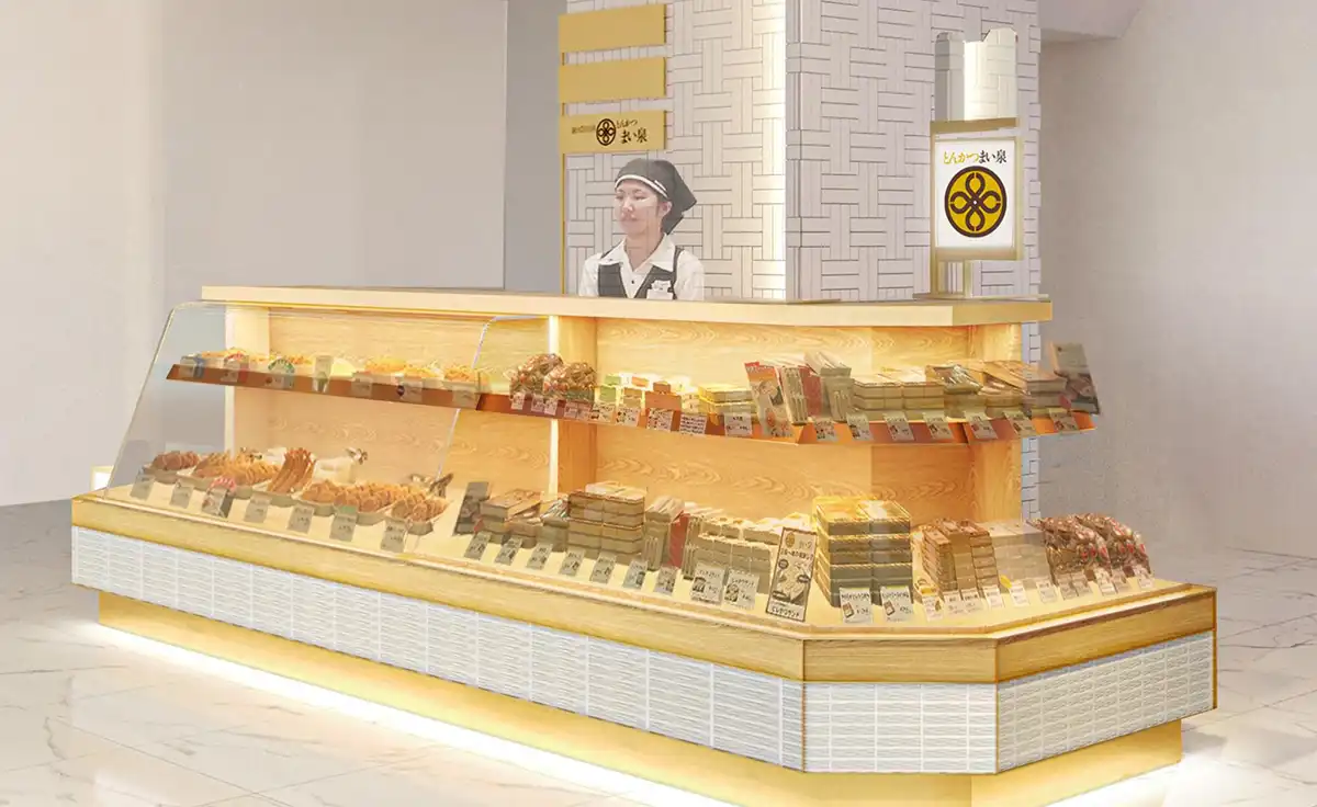 4/23「とんかつ まい泉 阪神梅田店」オープン。箸で切れる柔らかとんかつ