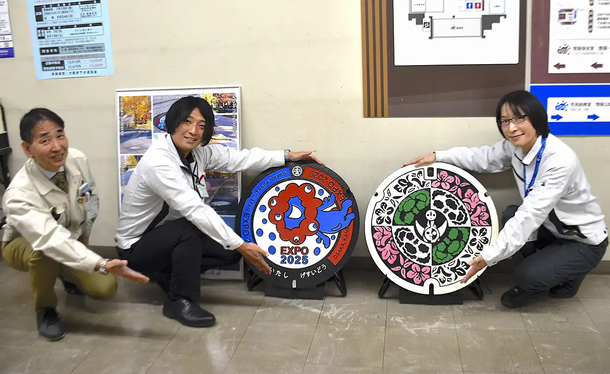 地元愛と下水道の未来を背負う 吹田市のマンホール蓋プロジェクト