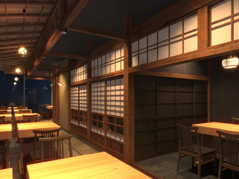 うな富士大阪梅田店内観