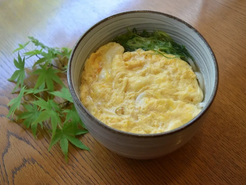 手打ちうどん紅葉庵 たまごとじうどん