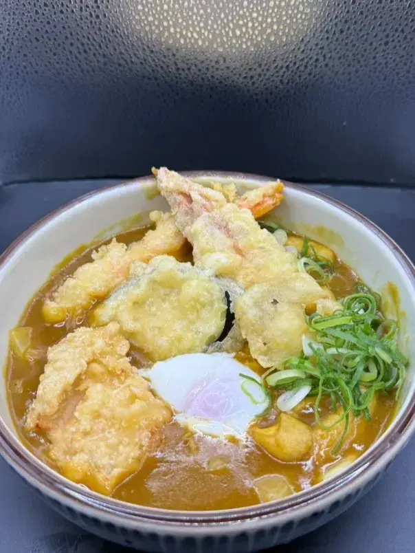 讃岐うどん四八 とり天温玉カレー