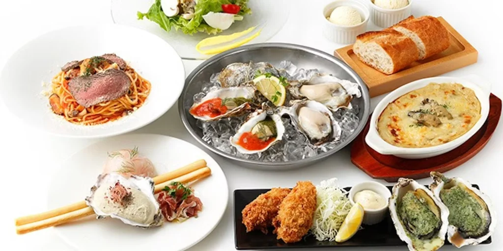 エイス シー オイスターバー阪急グランドビル店_多彩なメニュー