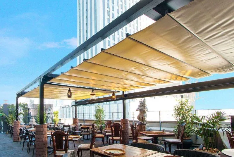 バリラックスガーデン梅田のテラス席