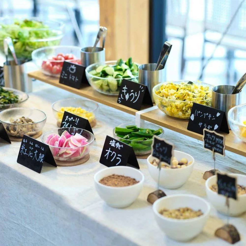 ニーダースのサラダビュッフェ