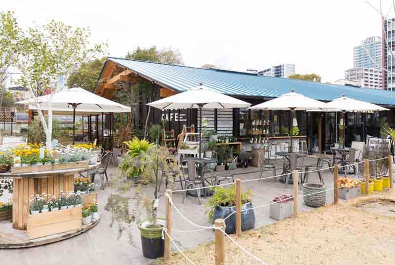 spoonbillのテラス席は癒しの空間