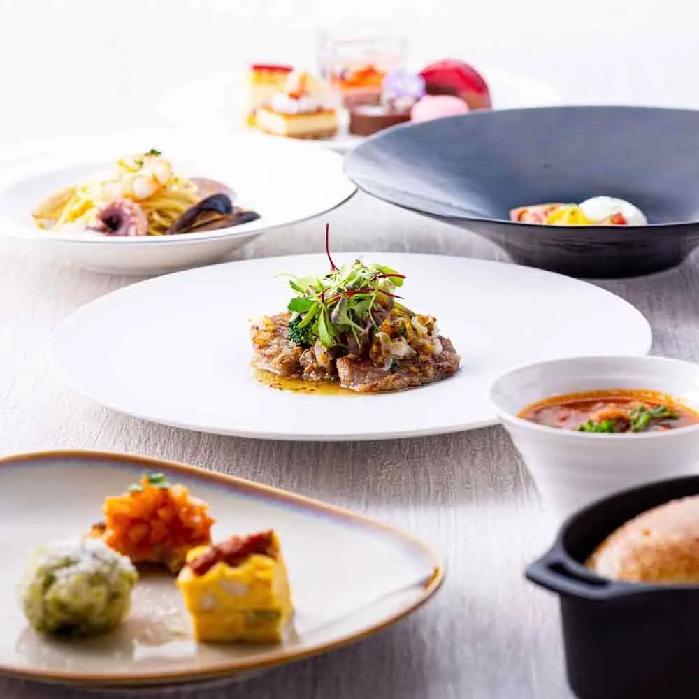 レストランsumile OSAKAのコース料理