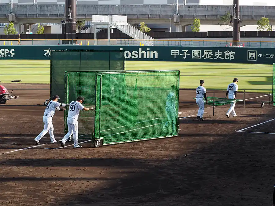 日鉄鋼板SGLスタジアム尼崎での阪神戦