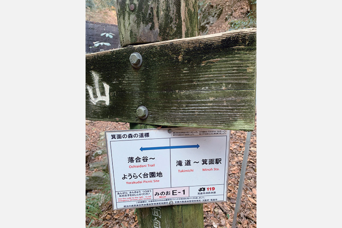 阪急早朝ハイキング「涼しさ求めて山歩き 箕面滝道から箕面山355・落合谷コース」