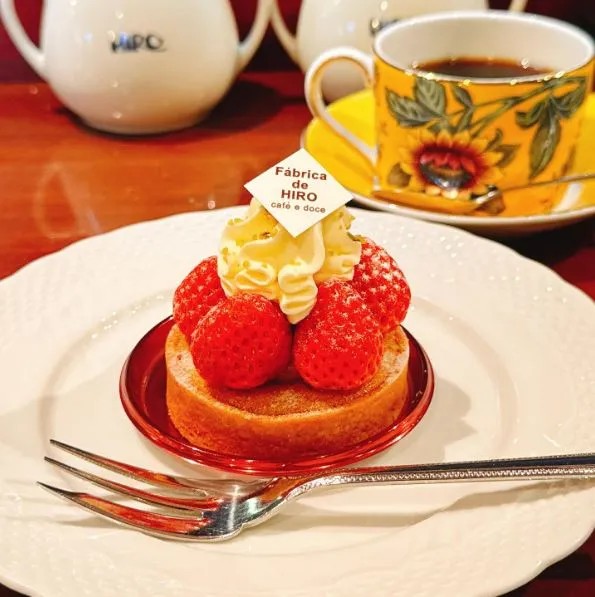 ヒロコーヒー本店 苺のタルト