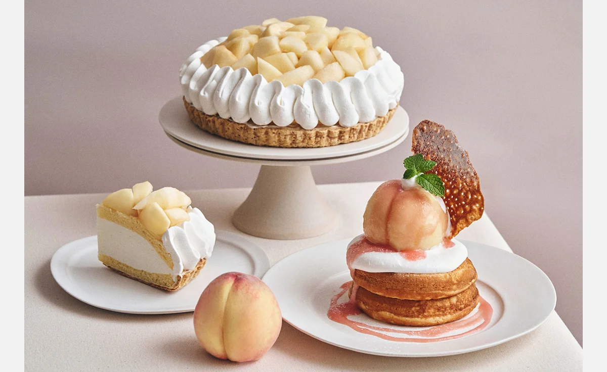 カフェ・ビブリオテークで「産地直送“岡山白桃”デザートフェア」開催！