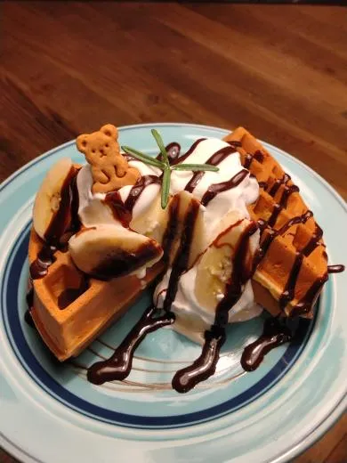 クラッチコーヒーアンドベイク チョコバナナワッフル